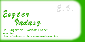 eszter vadasz business card